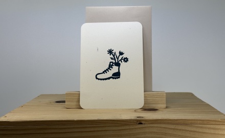 Postkarte "Wanderschuh"