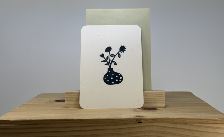 Postkarte "Vase"